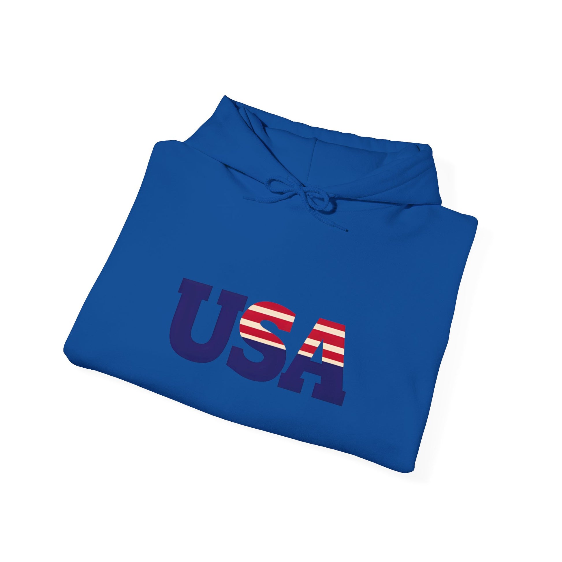 USA Flag Hoodie - Unisex Heavy Blend™ Sweatshirt