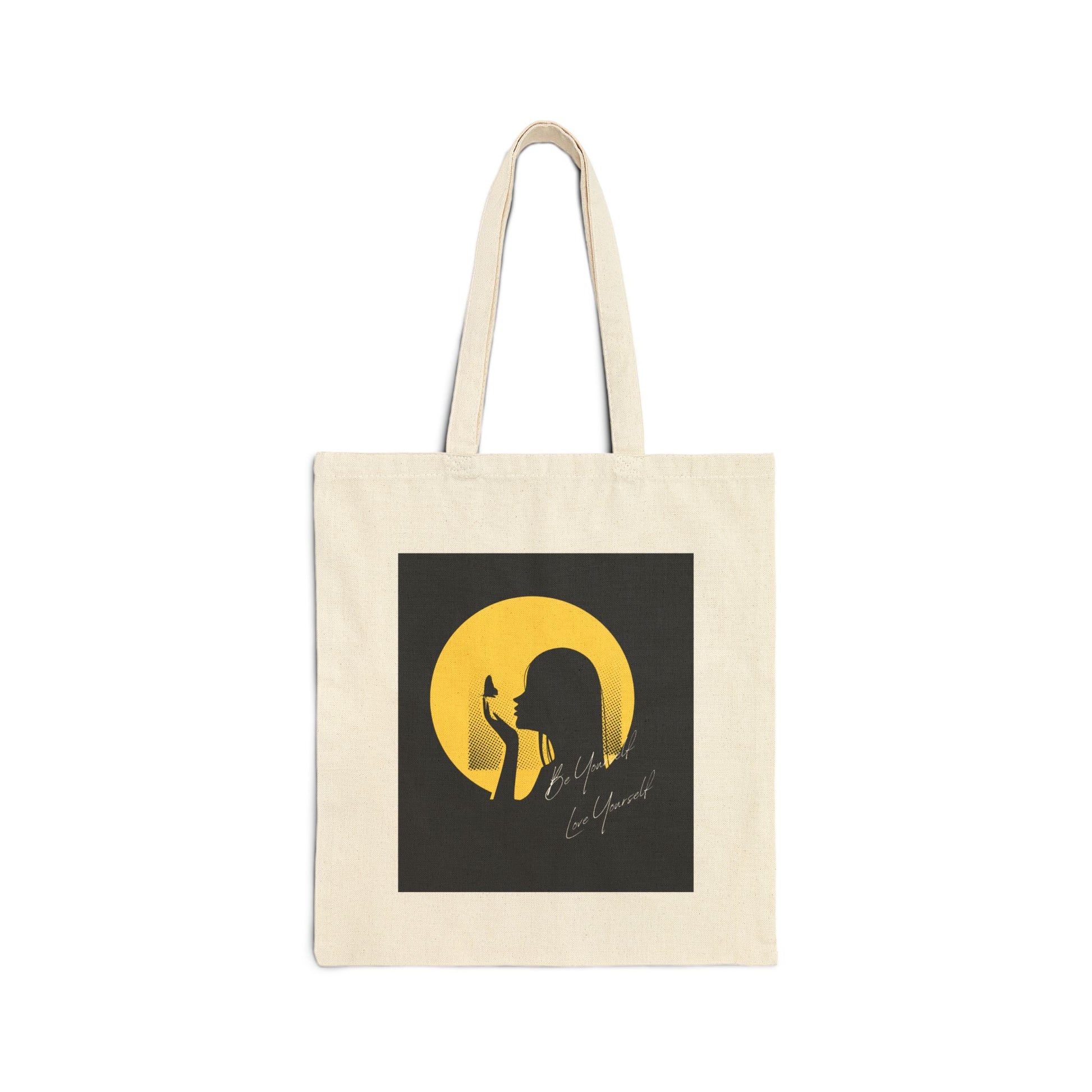 Chic Cotton Canvas Tote Bag - Stylish Eco-Friendly Shopper, Perfect for Everyday Use