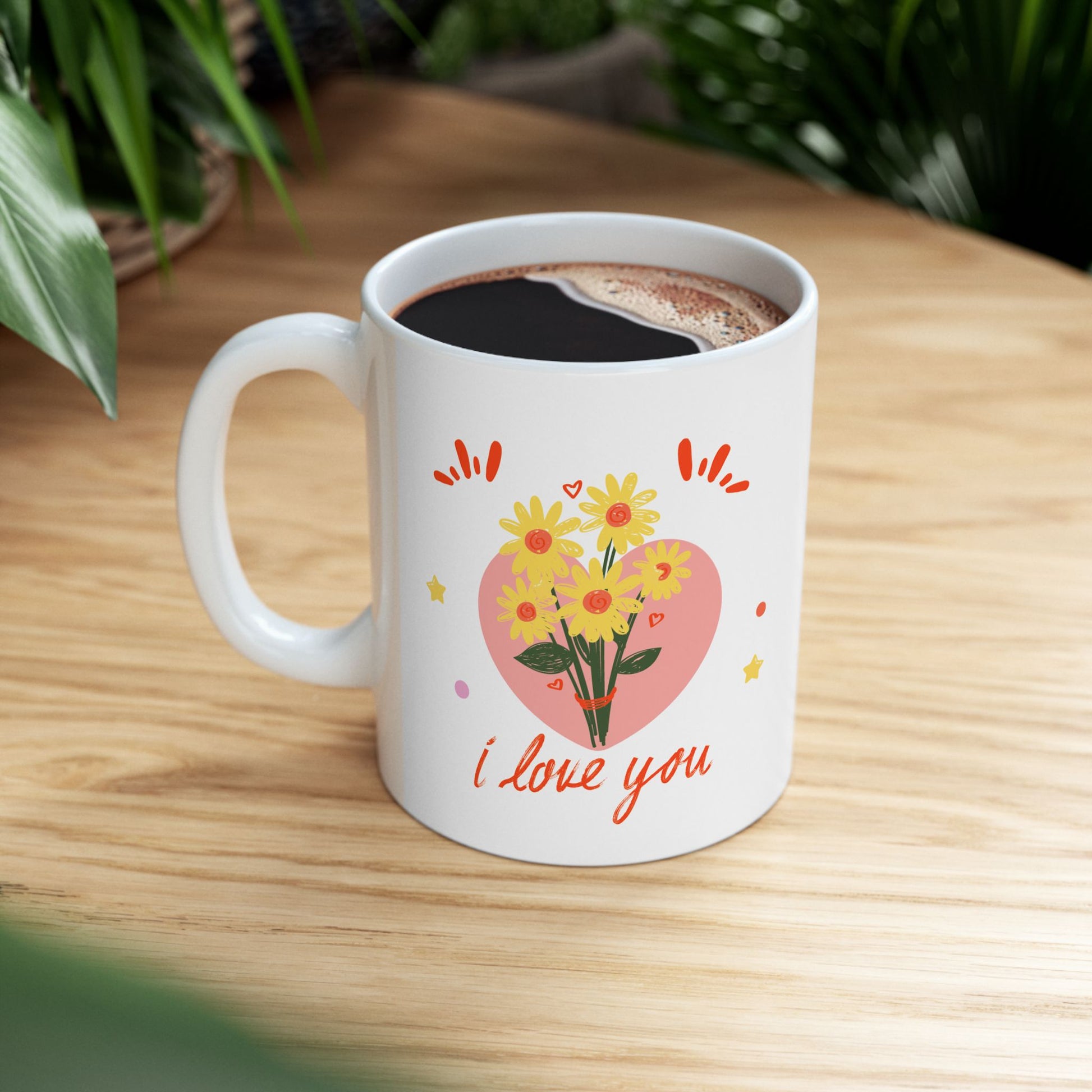 Floral Love Mug - Perfect for Gifts