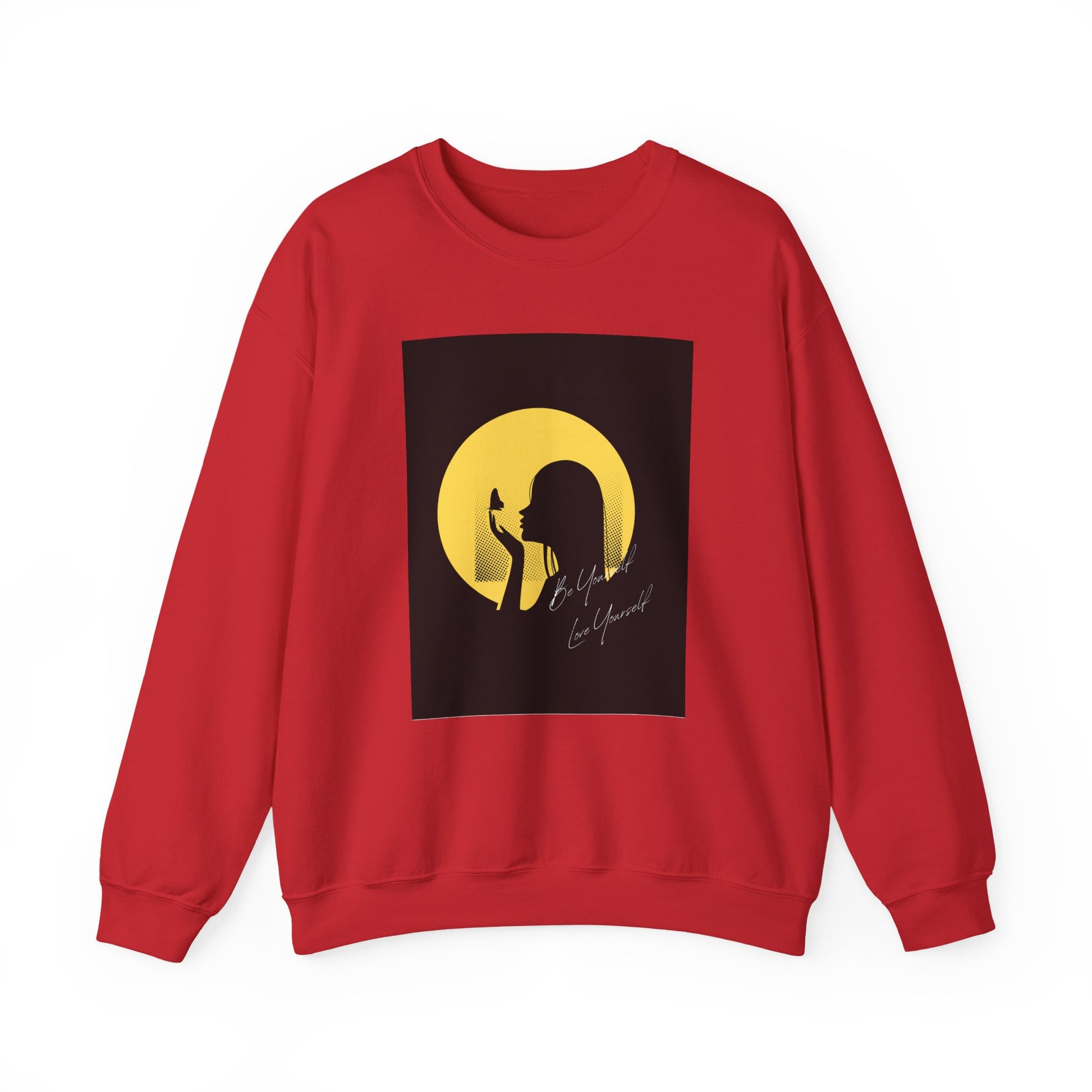 Moonlit Silhouette Crewneck Sweatshirt, Cozy Unisex Sweatshirt