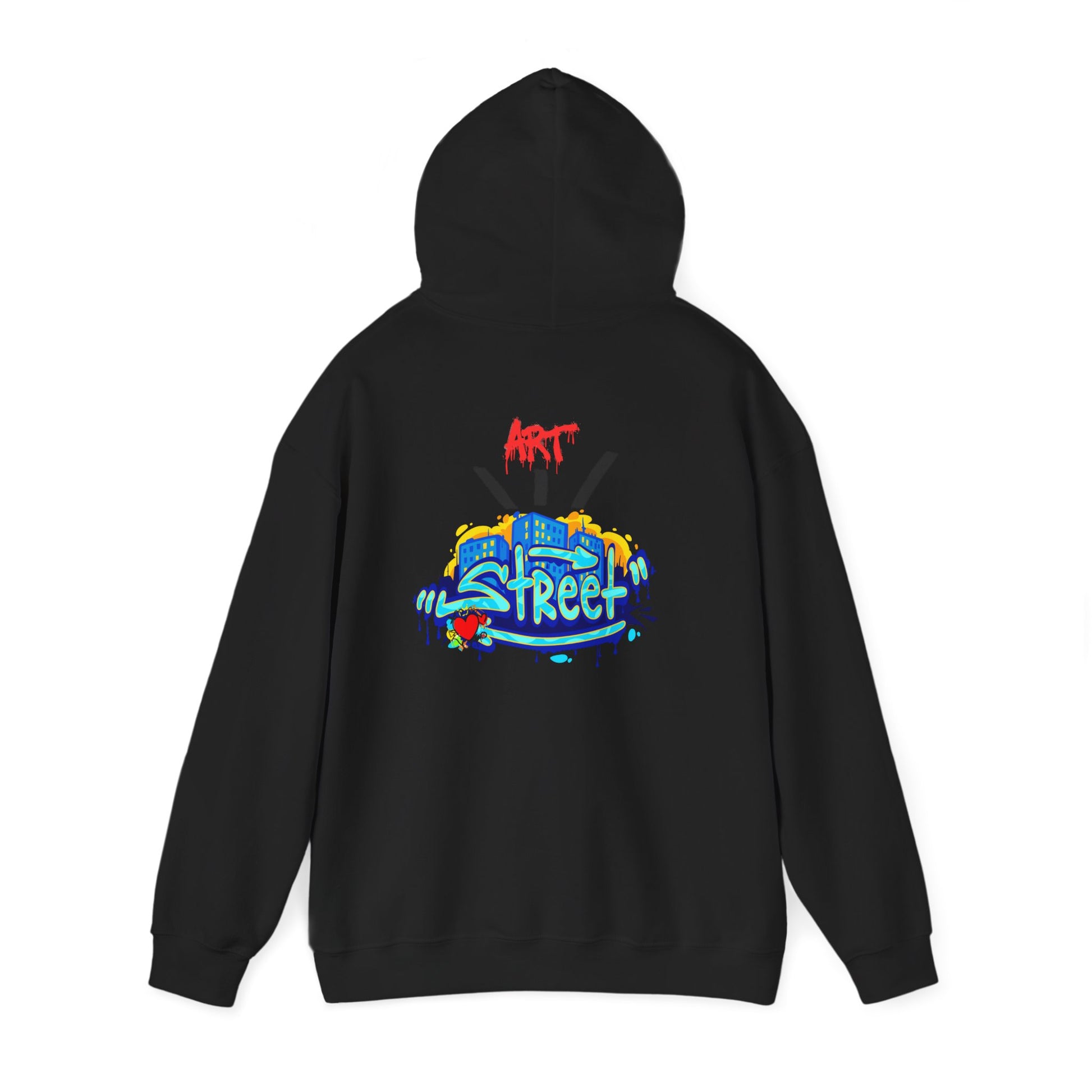 Street Art Inspired Unisex Hoodie, Cool Urban Clothing, Graffiti Sweatshirt