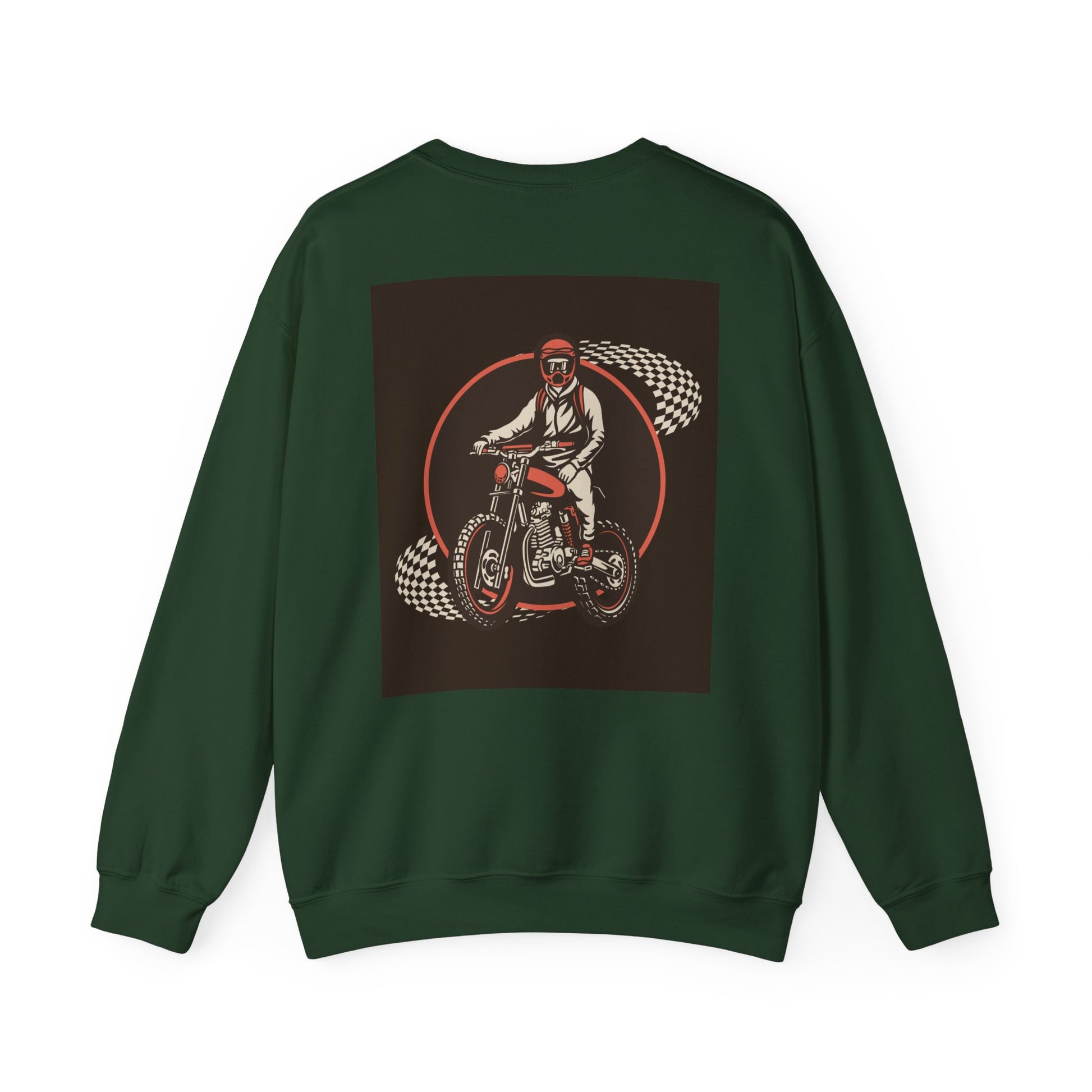 Motorcycle Rider Crewneck Sweatshirt – Unisex Heavy Blend™