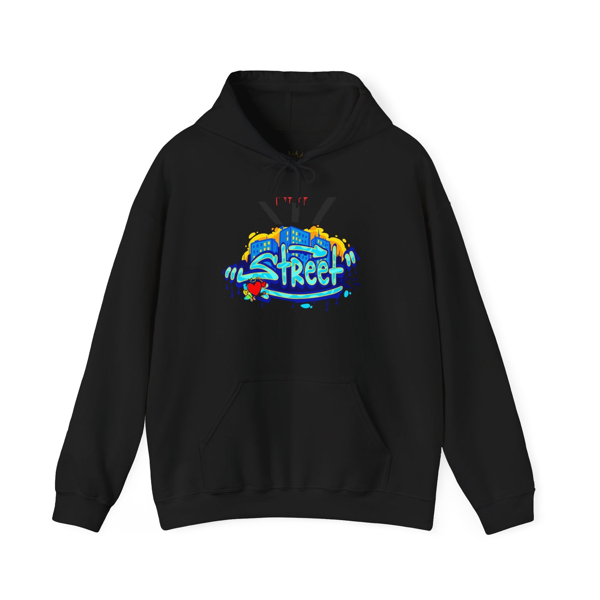 Street Art Inspired Unisex Hoodie, Cool Urban Clothing, Graffiti Sweatshirt