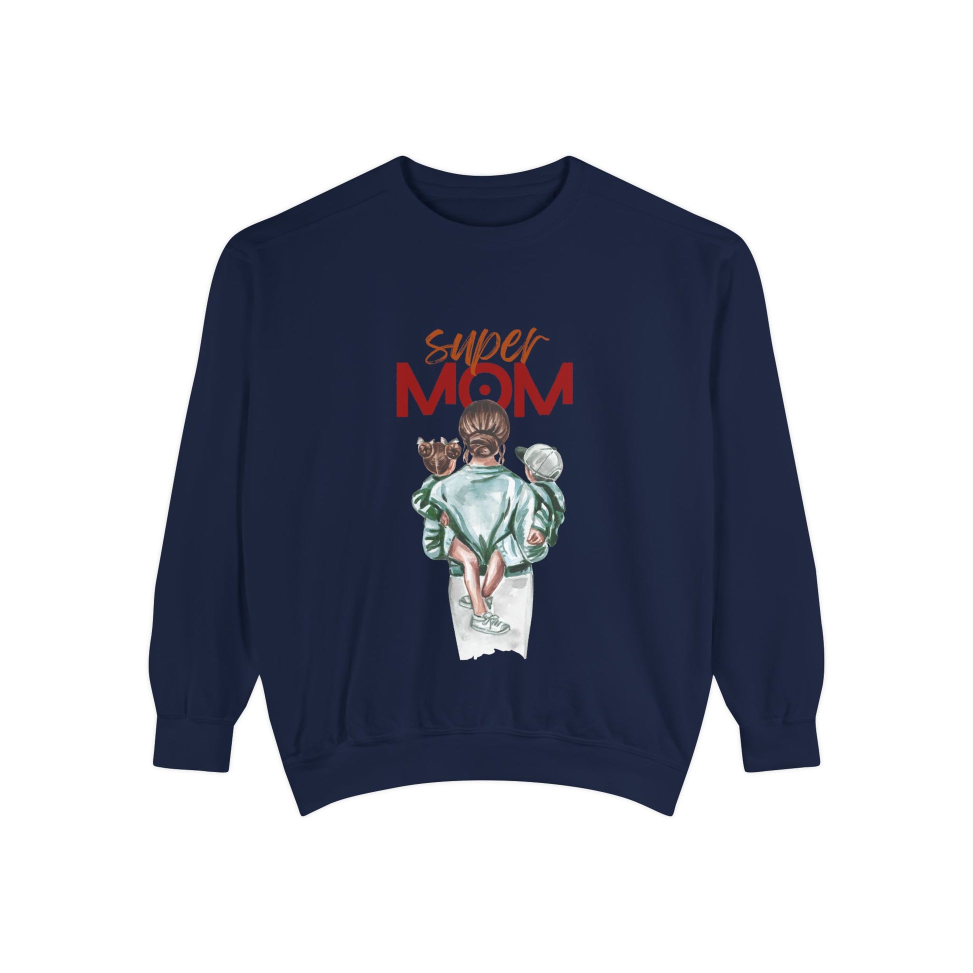 Super Mom Garment-Dyed Sweatshirt
