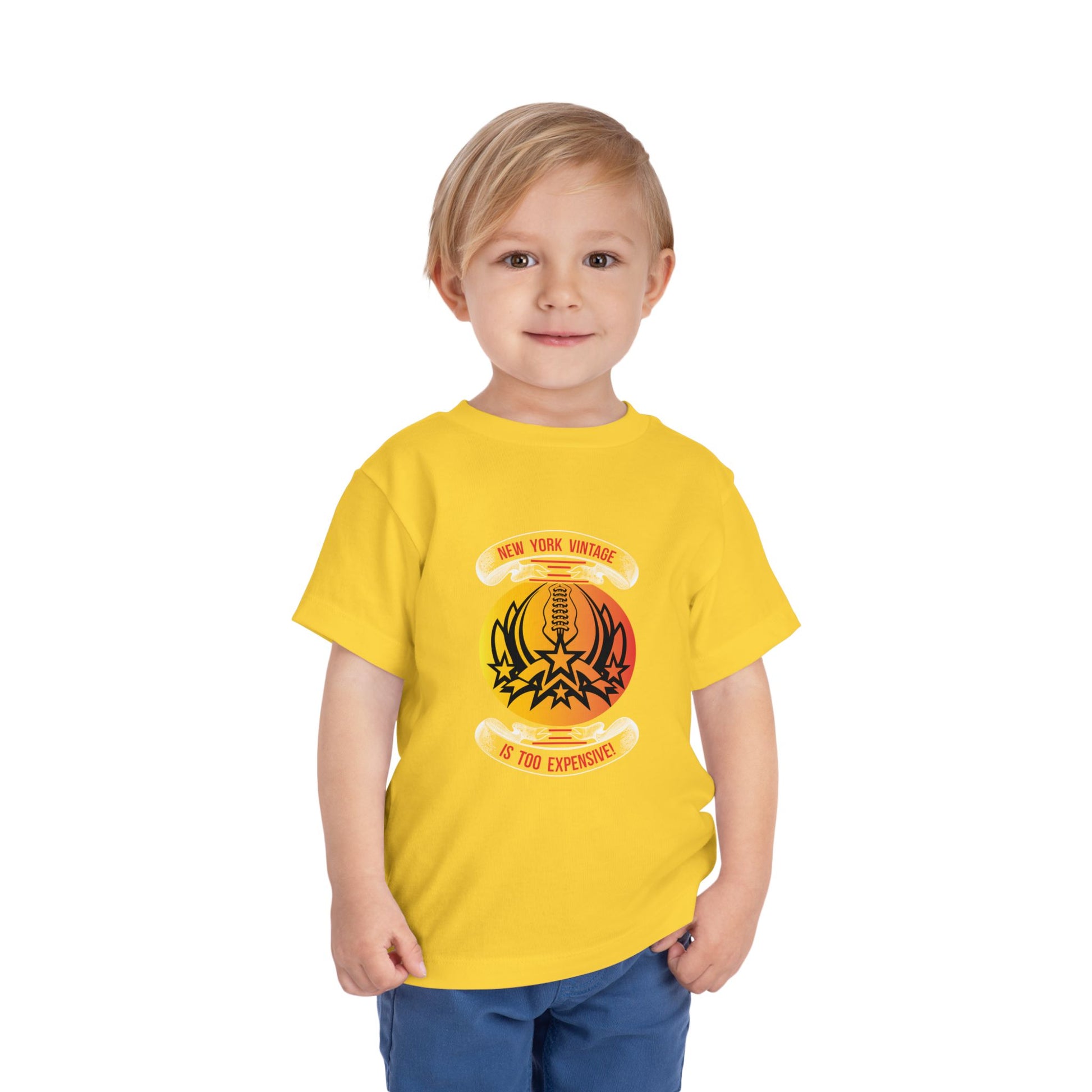 Toddler Tee — "New York Vintage" Retro Microphone Graphic