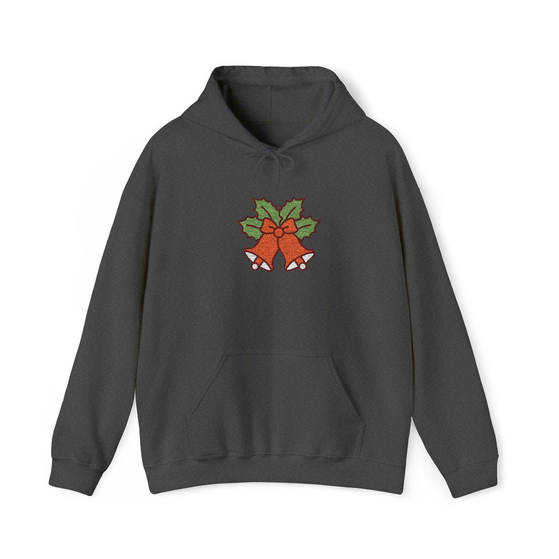 Holiday Bells Unisex Hoodie, Cozy Winter Sweatshirt, Festive Gift, Christmas Apparel