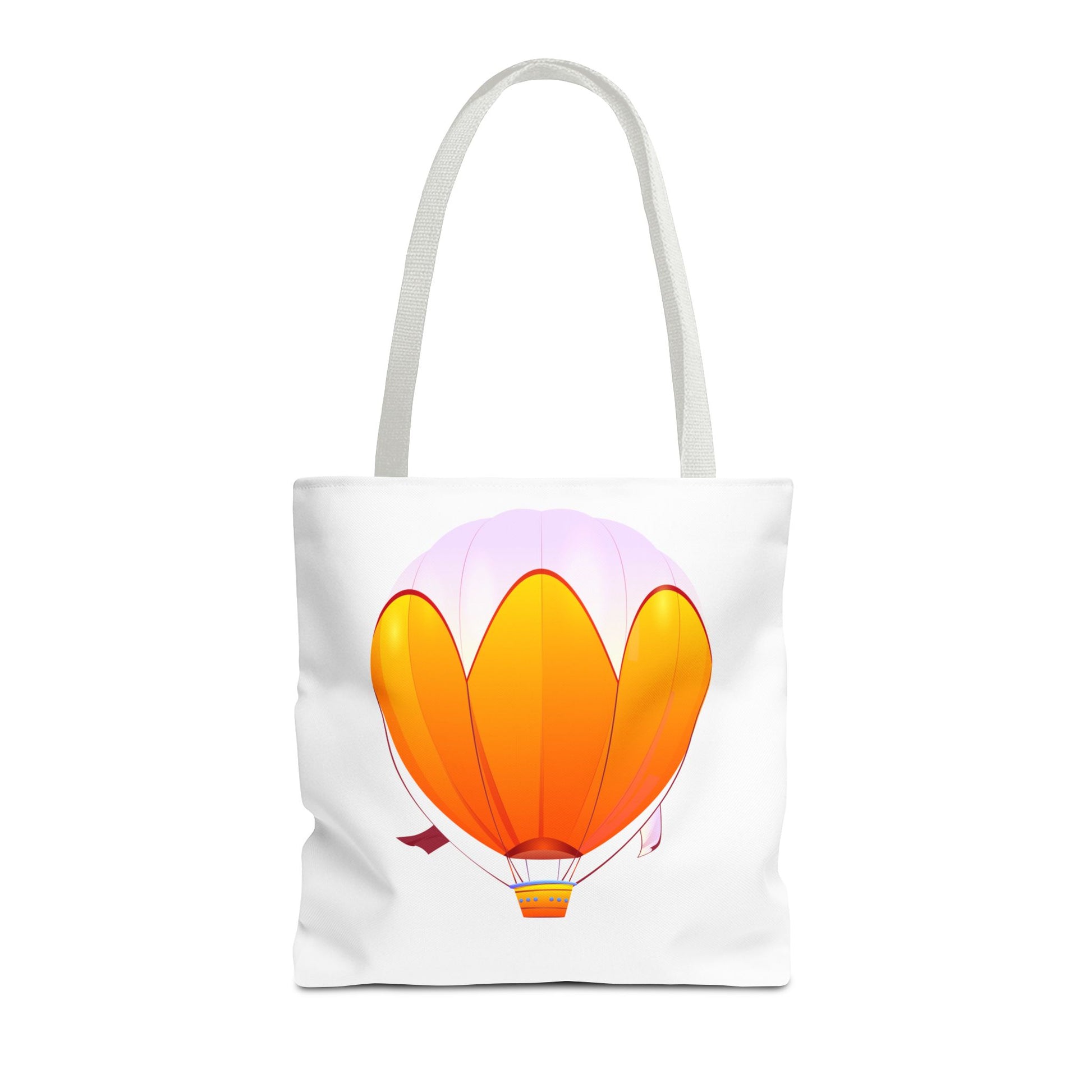 Colorful Hot Air Balloon Tote Bag | Eco-Friendly Shopping, Beach, Travel, Gift for Adventurers, Unique Summer Accessories