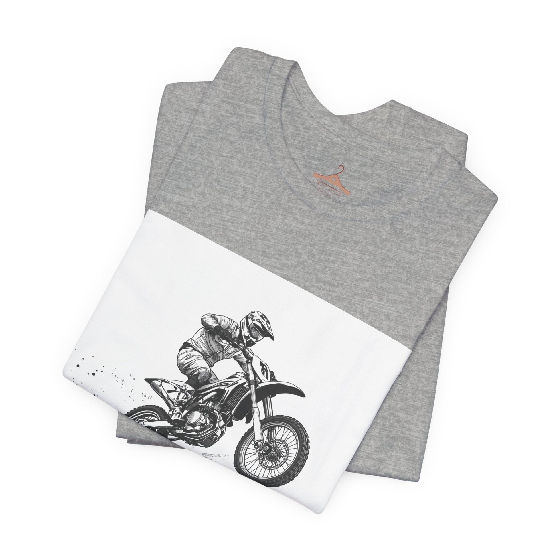 Motocross Jump Tee — Dirt Bike Rider Mountain Graphic T-Shirt