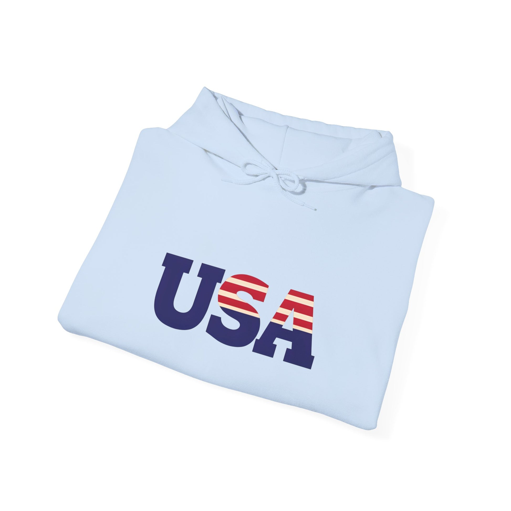USA Flag Hoodie - Unisex Heavy Blend™ Sweatshirt