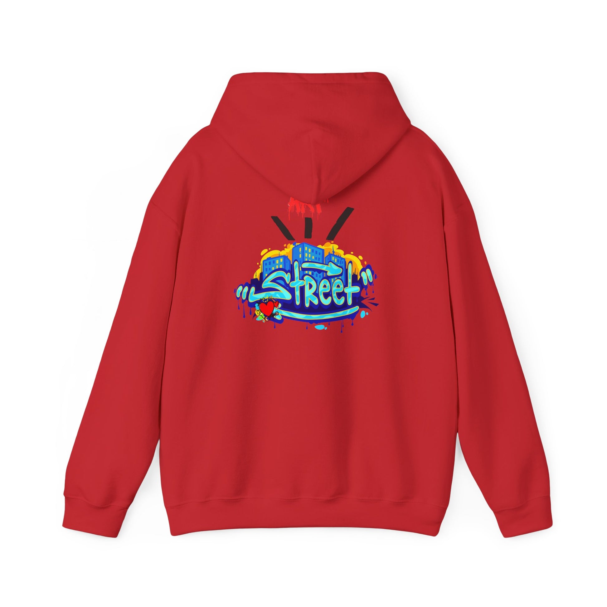 Street Art Inspired Unisex Hoodie, Cool Urban Clothing, Graffiti Sweatshirt