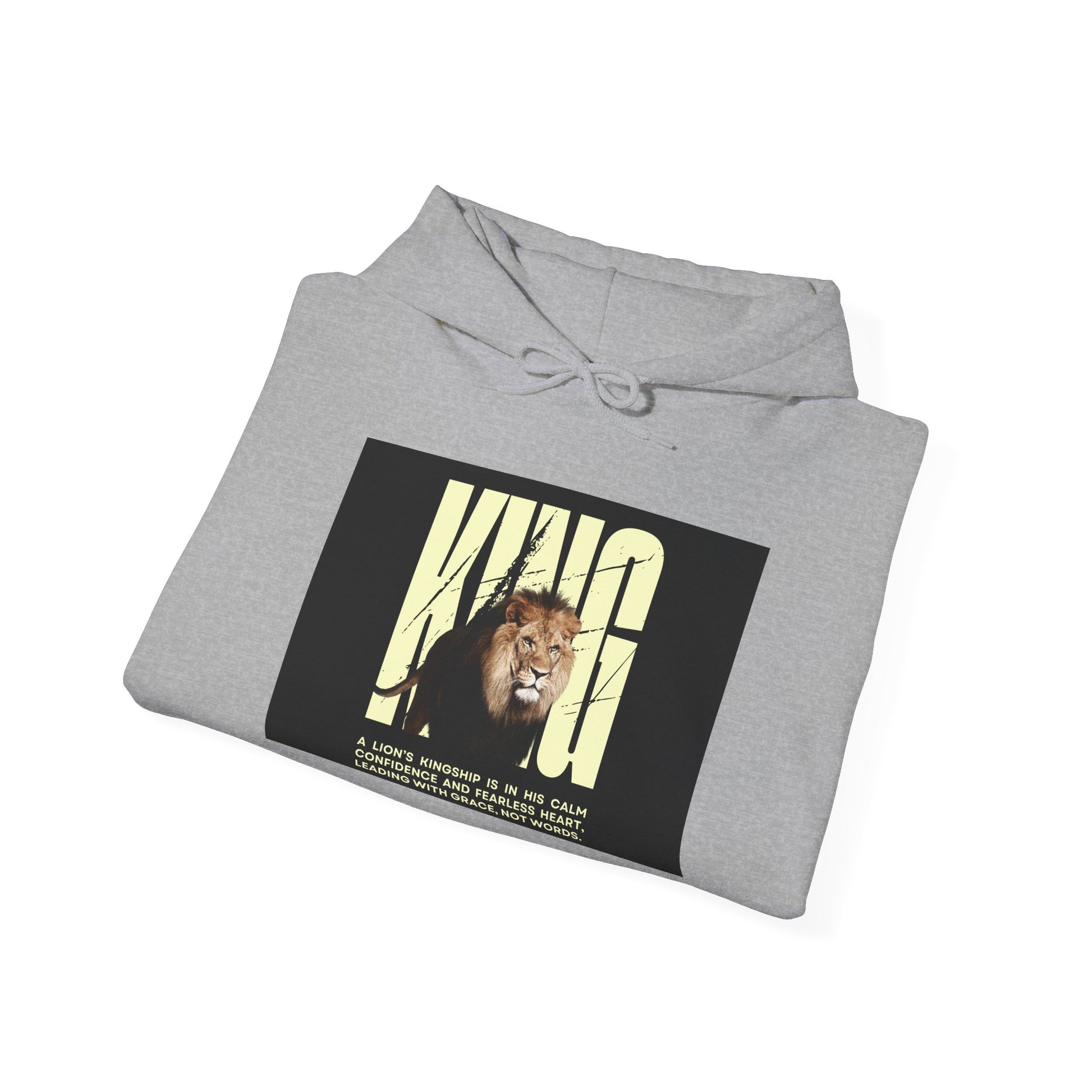 Bold King Hoodie for Empowerment Enthusiasts