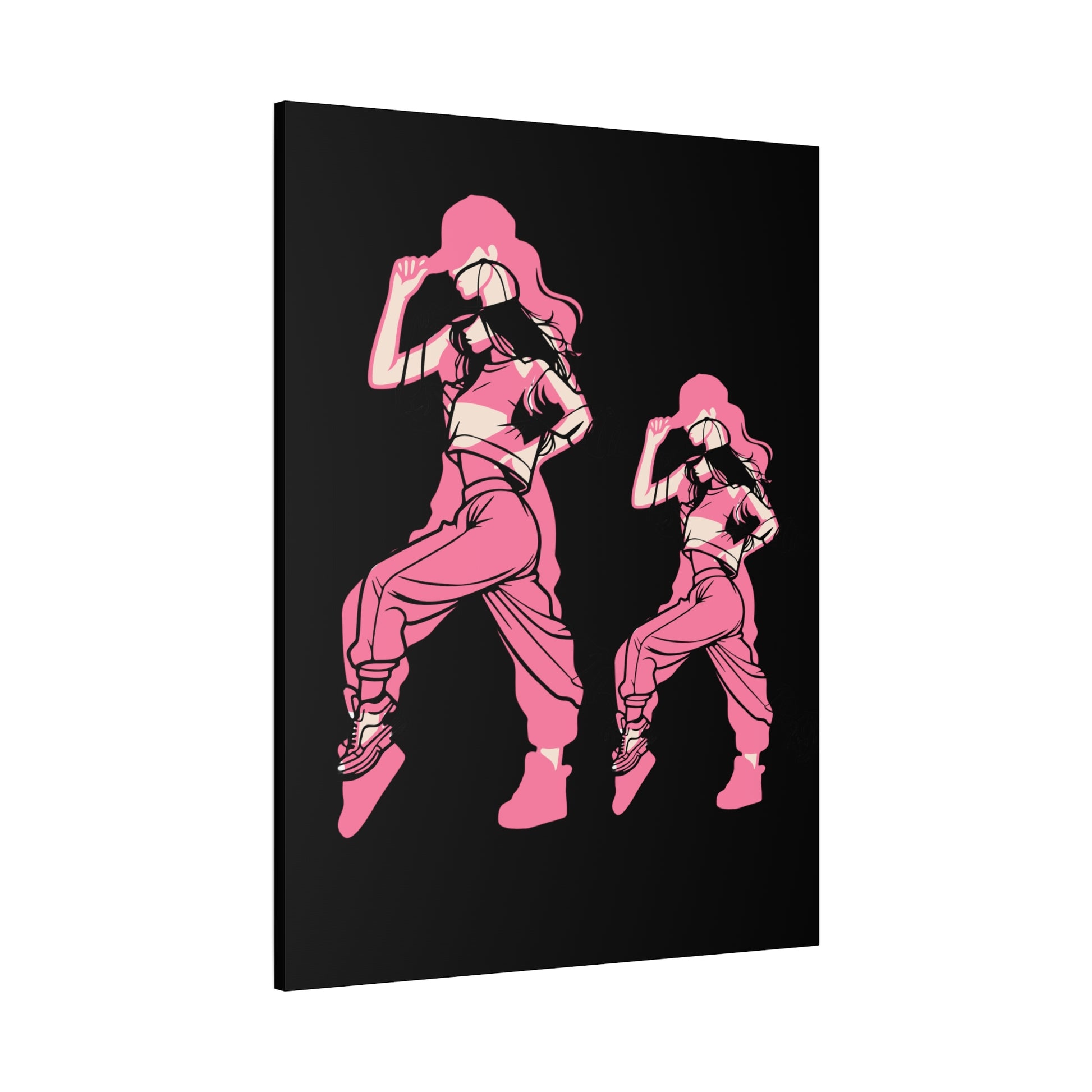 Stylish Dance Art Canvas Print, Modern Wall Decor, Hip Hop Art, Gift for Dancers