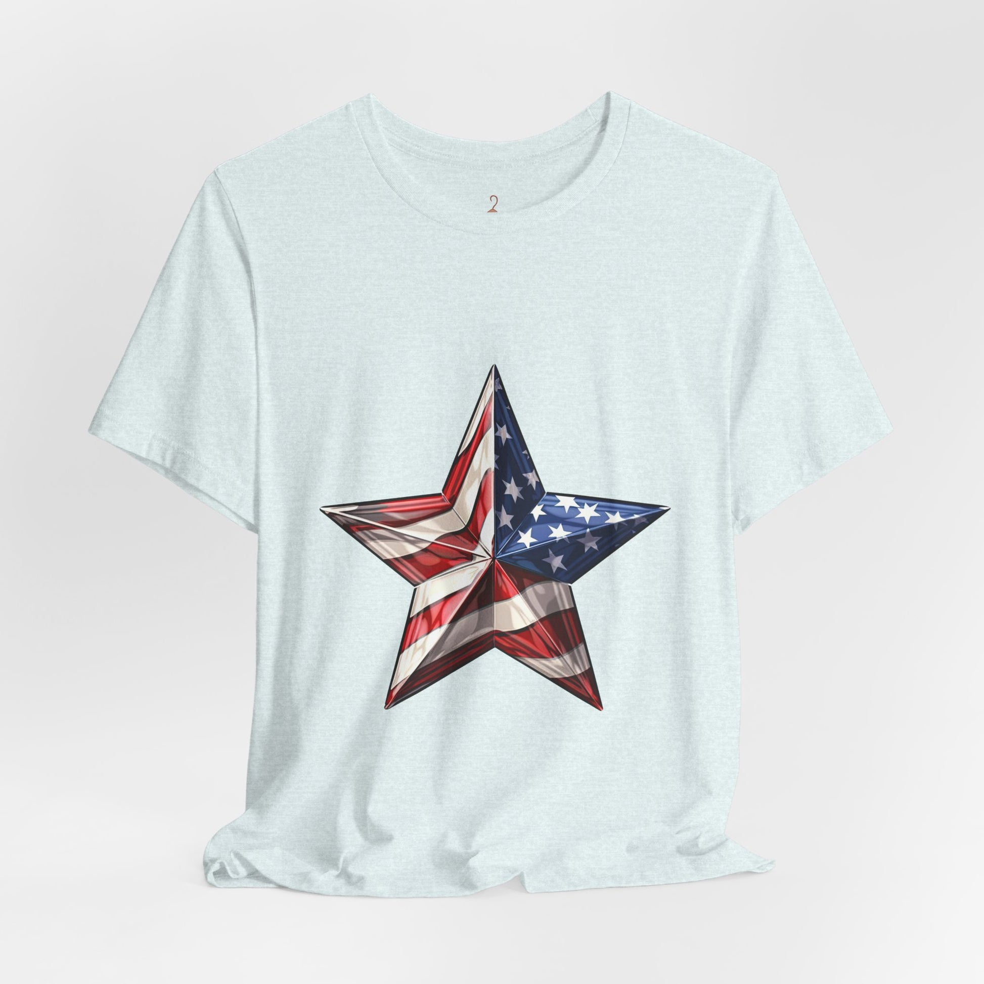 American Flag Star T-Shirt — Patriotic USA Graphic Tee