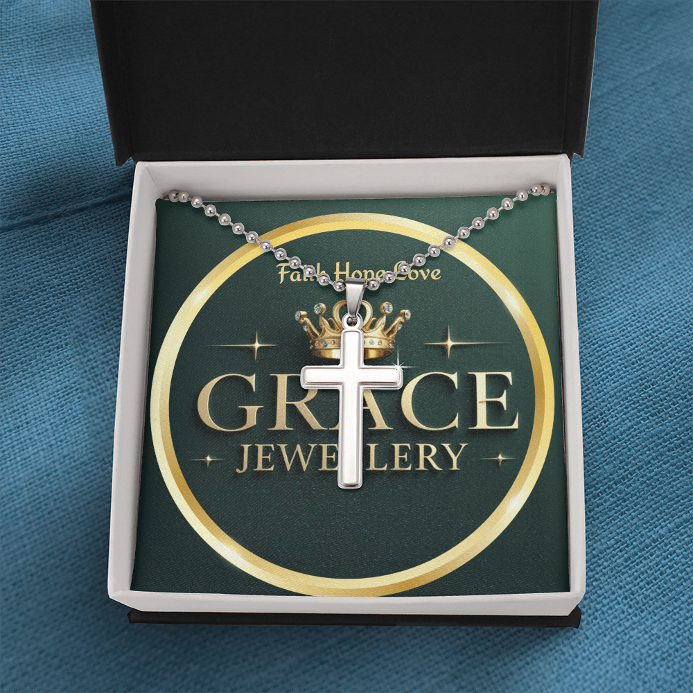 stunning Artisan-Crafted Cross Necklace