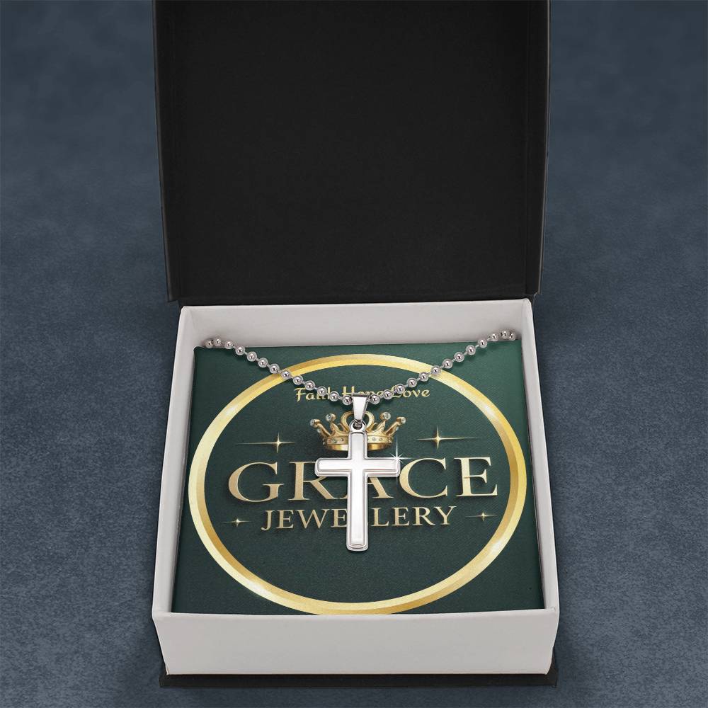 stunning Artisan-Crafted Cross Necklace
