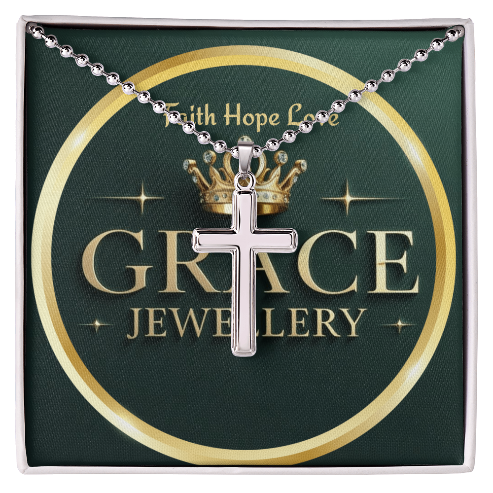 stunning Artisan-Crafted Cross Necklace
