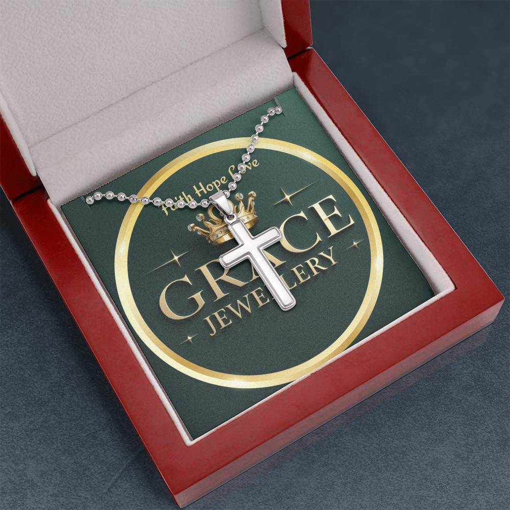 stunning Artisan-Crafted Cross Necklace