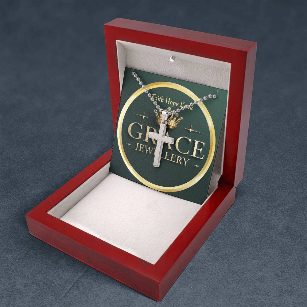 stunning Artisan-Crafted Cross Necklace