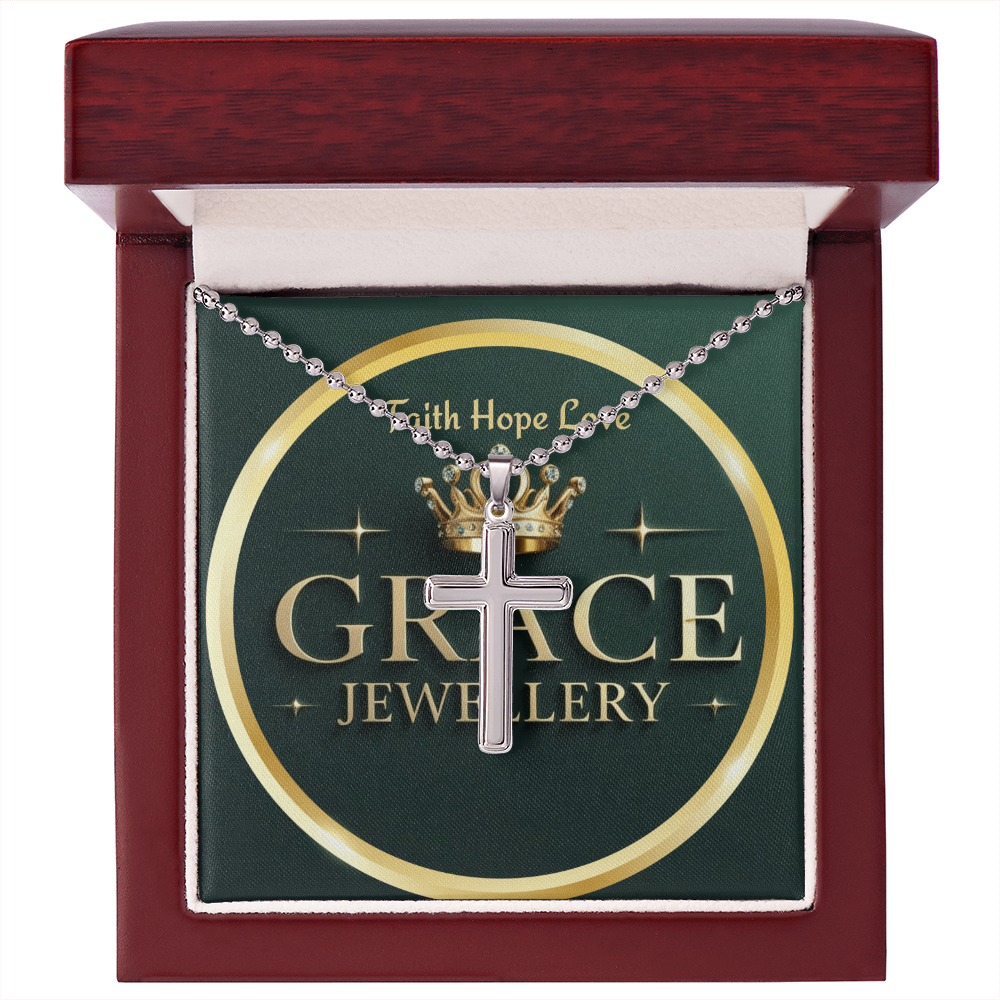 stunning Artisan-Crafted Cross Necklace