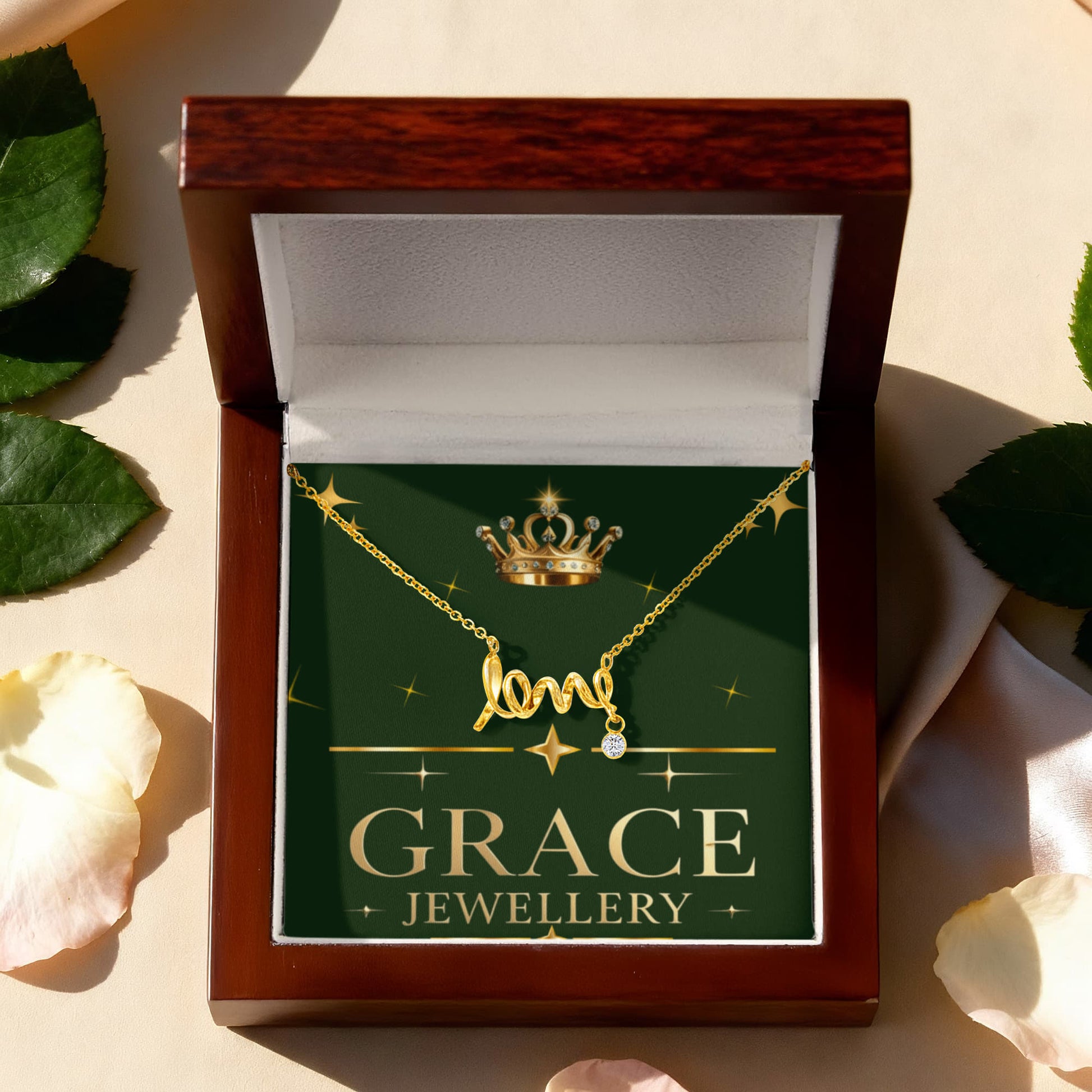 Scripted love necklace for your love