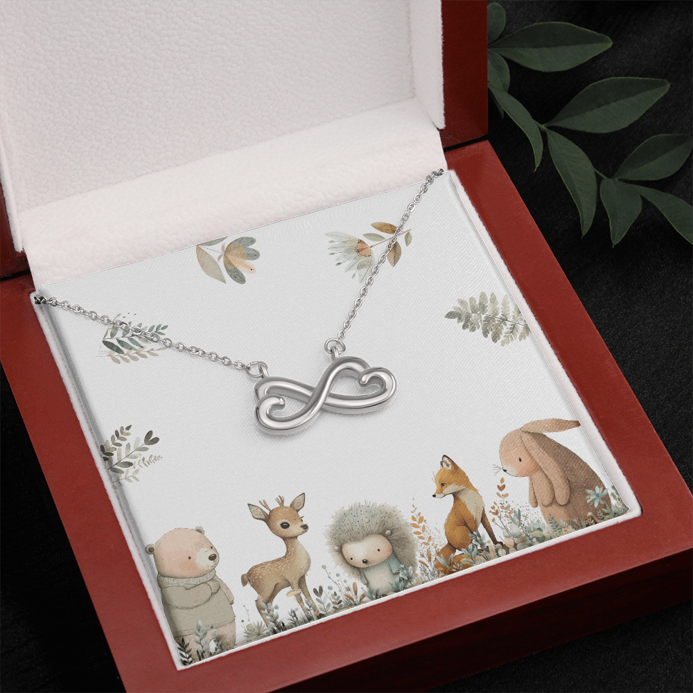 Endless Love Necklace that says "I'll love you till the end of time