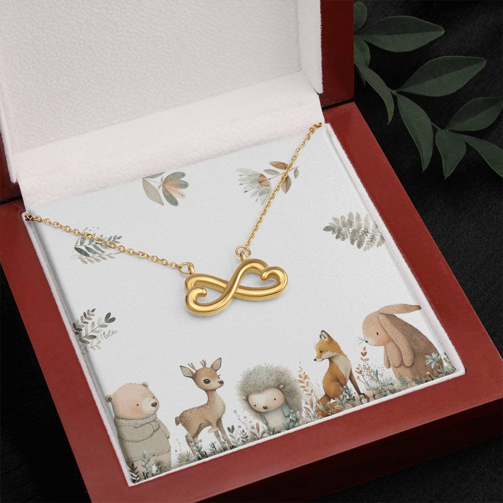 Endless Love Necklace that says "I'll love you till the end of time