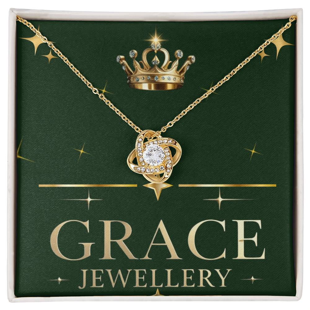Gracefully Bound in Love – The Love Knot Necklace”