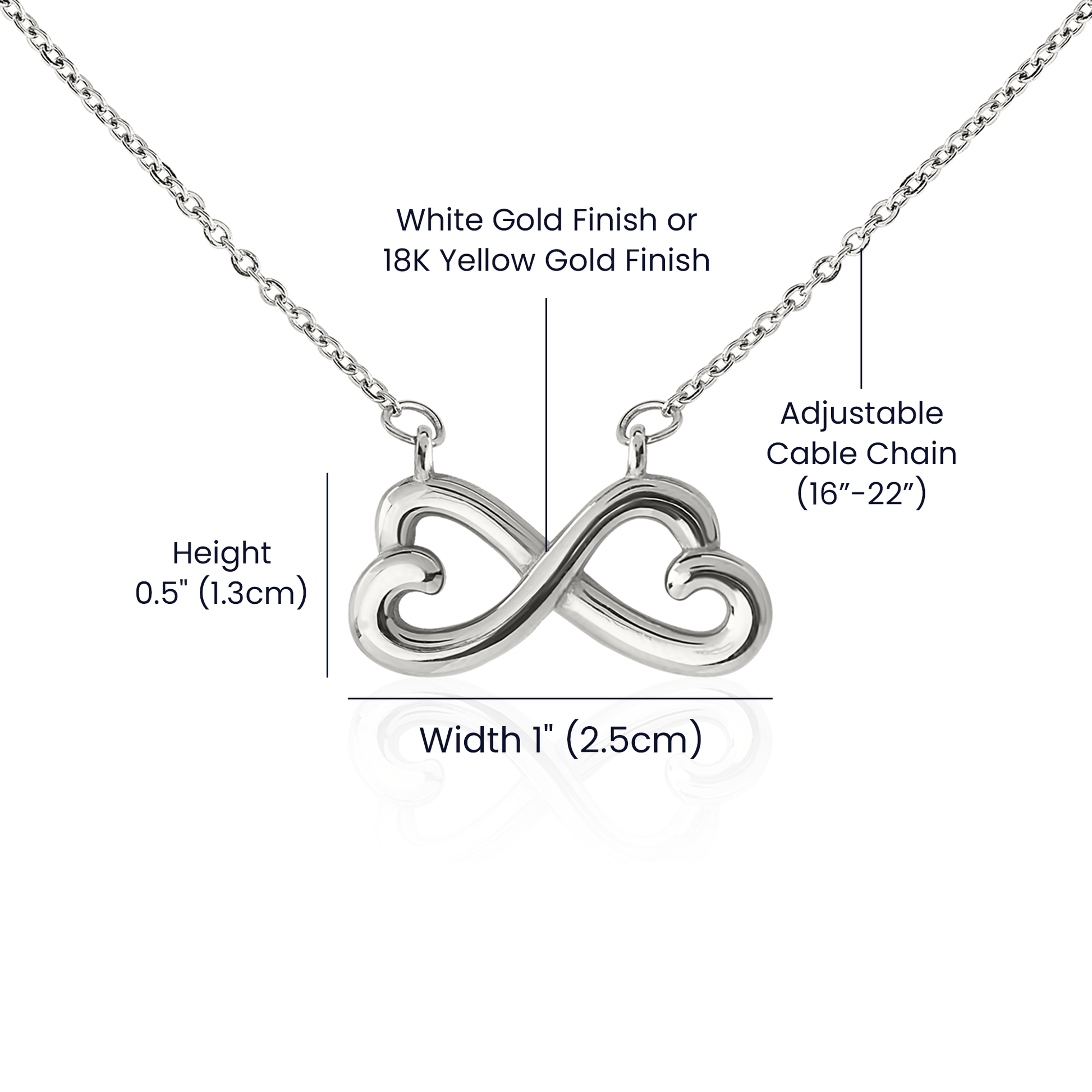 Endless Love Necklace that says "I'll love you till the end of time