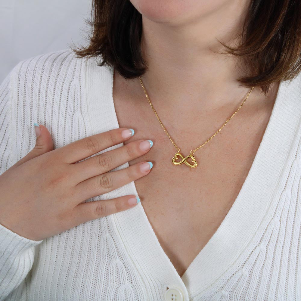 Endless Love Necklace that says "I'll love you till the end of time